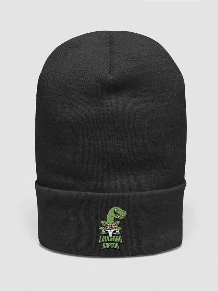 Laughing Raptor Embroidered Beanie product image (1)