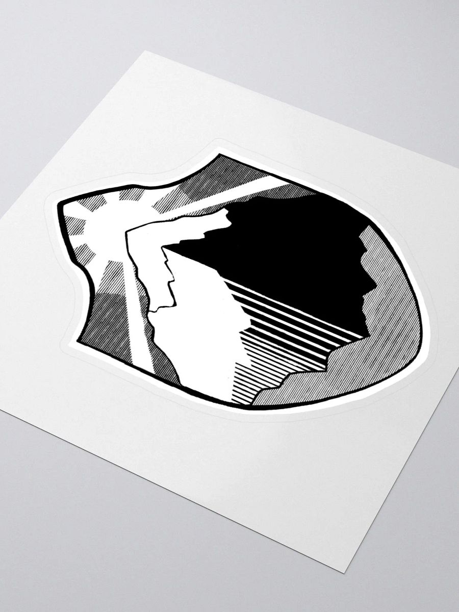 Orc Sworn Black & White Symbol Sticker product image (3)