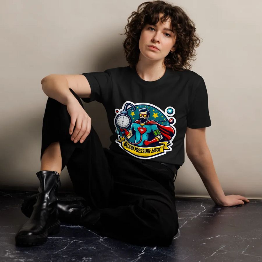 Blood Pressure Hero Unisex Tee product image (11)