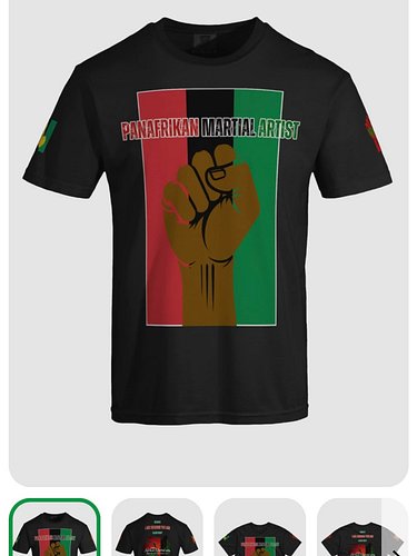 Available at AfricanMartialArts.com. Represent yourself as an Afrikan Martial Artist and specifically as a PanAfrikanist focu...