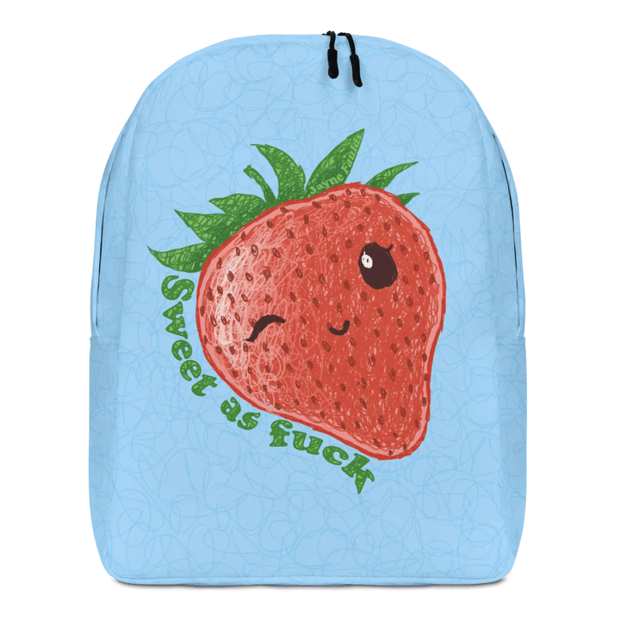 Lottie's Sweet Strawb Backpack - Blue product image (1)