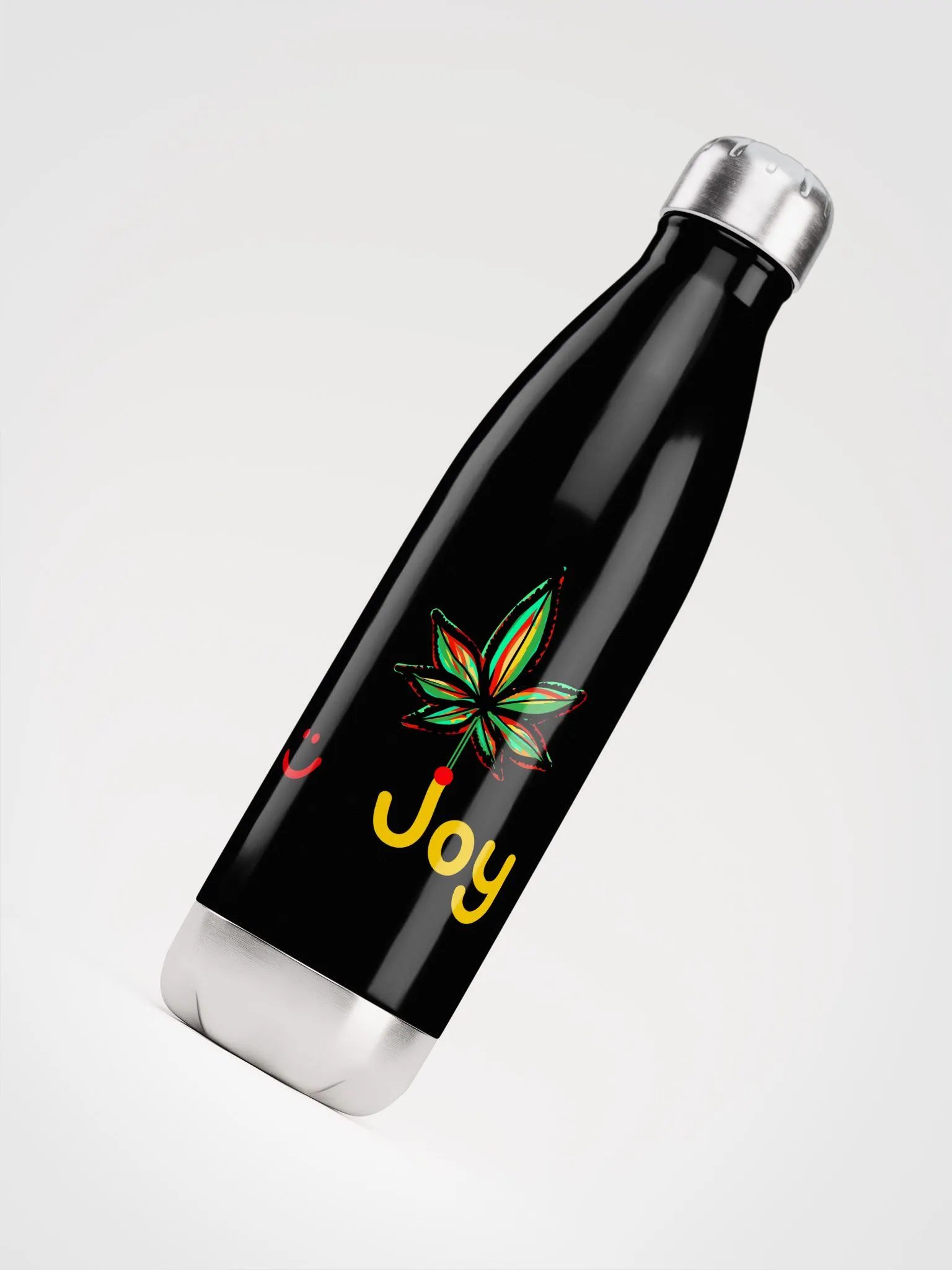 Joyful Leaf Stainless Steel Water Bottle product image (4)
