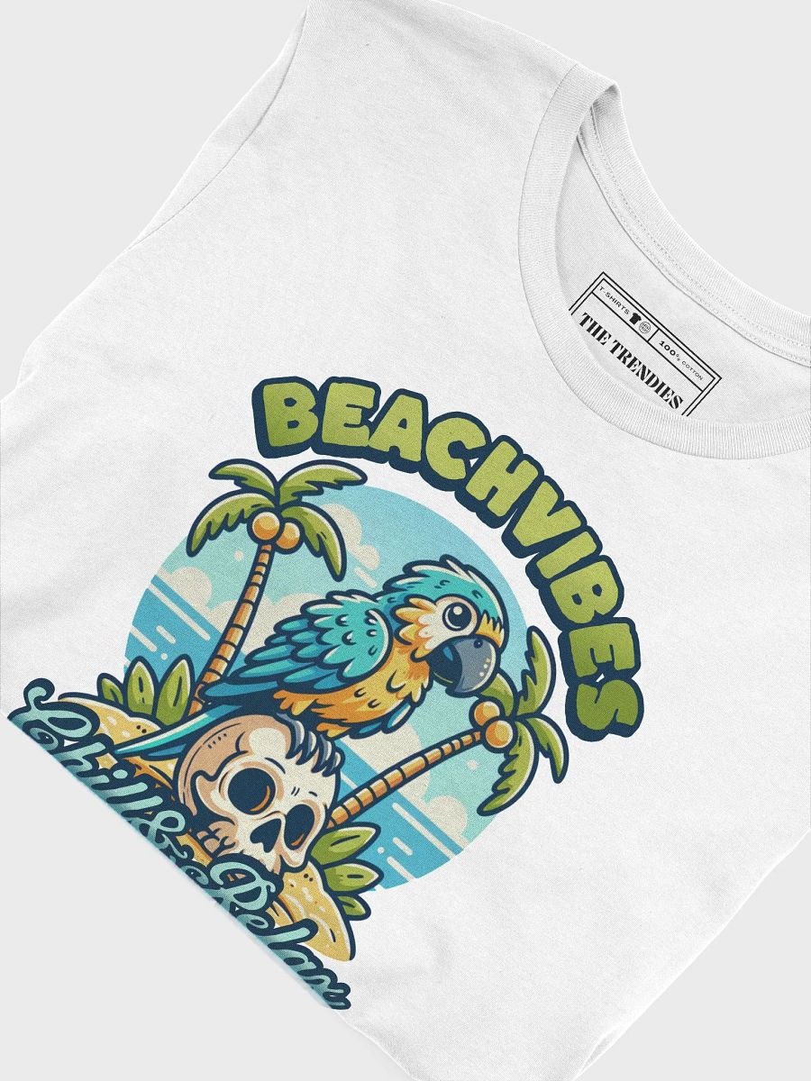 Beach Vibez Chill & Relax Parrot T-shirt product image (3)