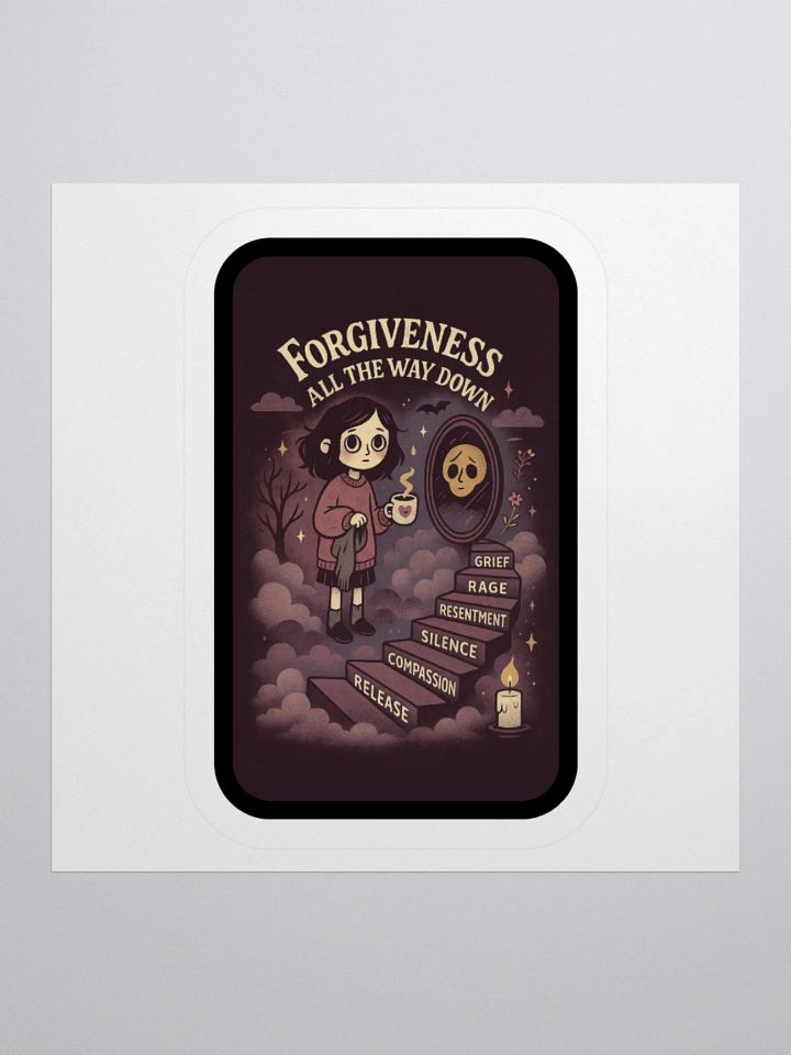 Forgiveness All The Way Down Sticker product image (1)