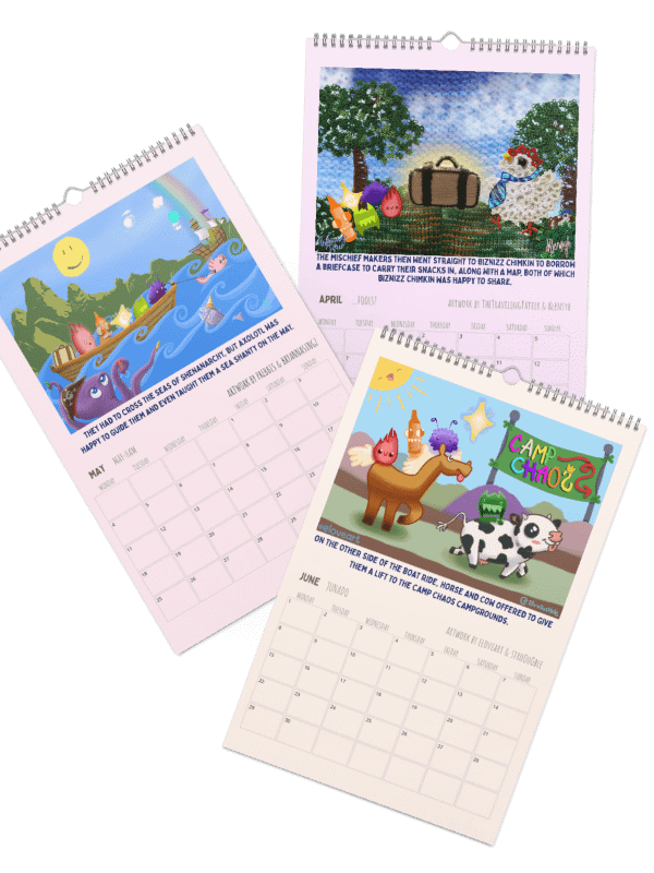 The 2026 Jester Community Calendar MONDAY start product image (5)