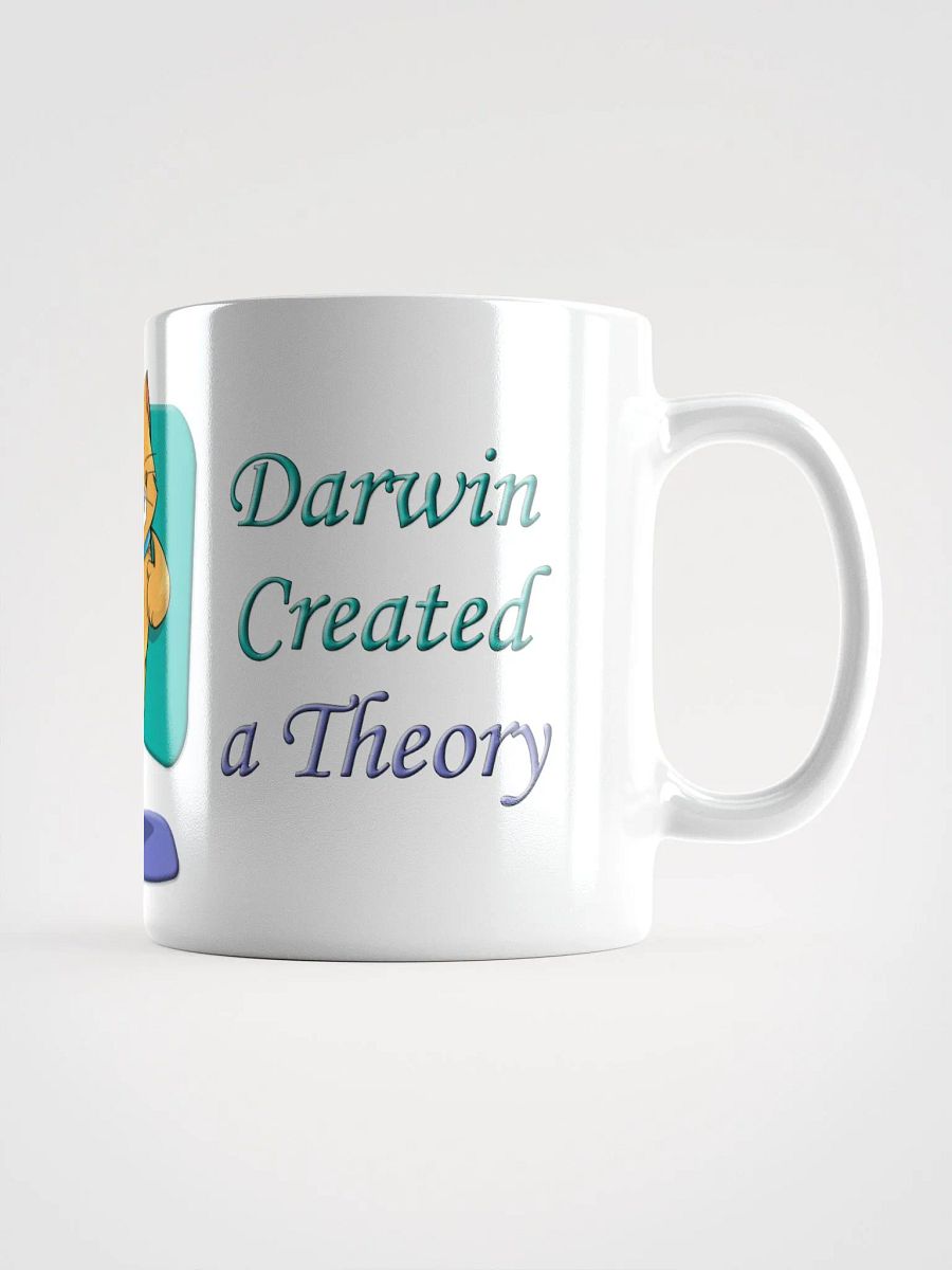God and Darwin Cat Dance White Mug product image (5)