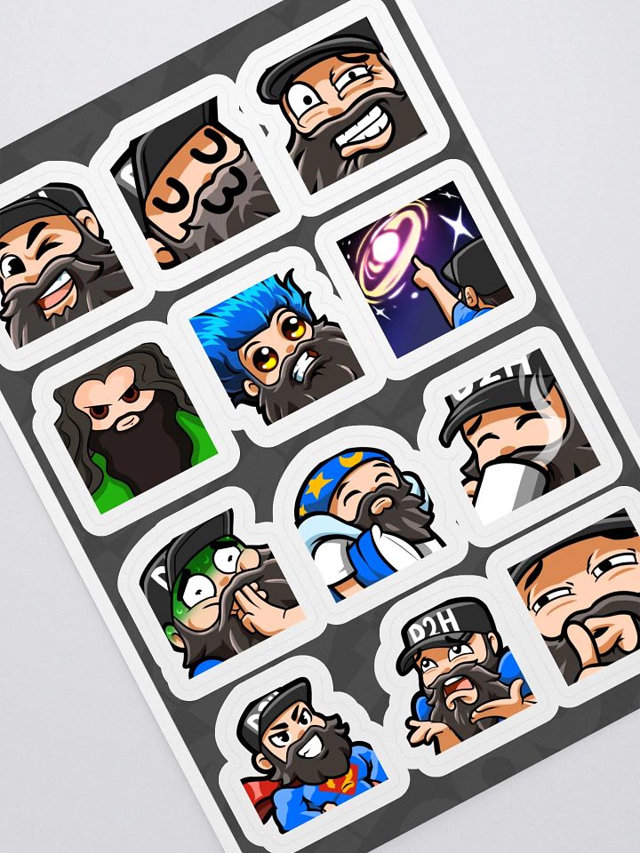 Emote Sticker Sheet. Set 1 product image (2)