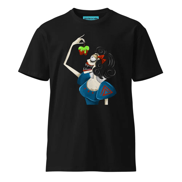 Evil White Graphic Printed T-shirt product image (1)