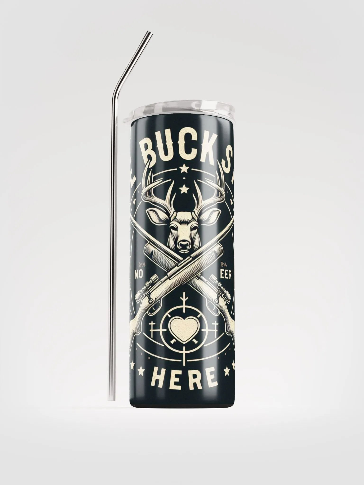 Buck Stops Here Stainless Steel Tumbler product image (1)