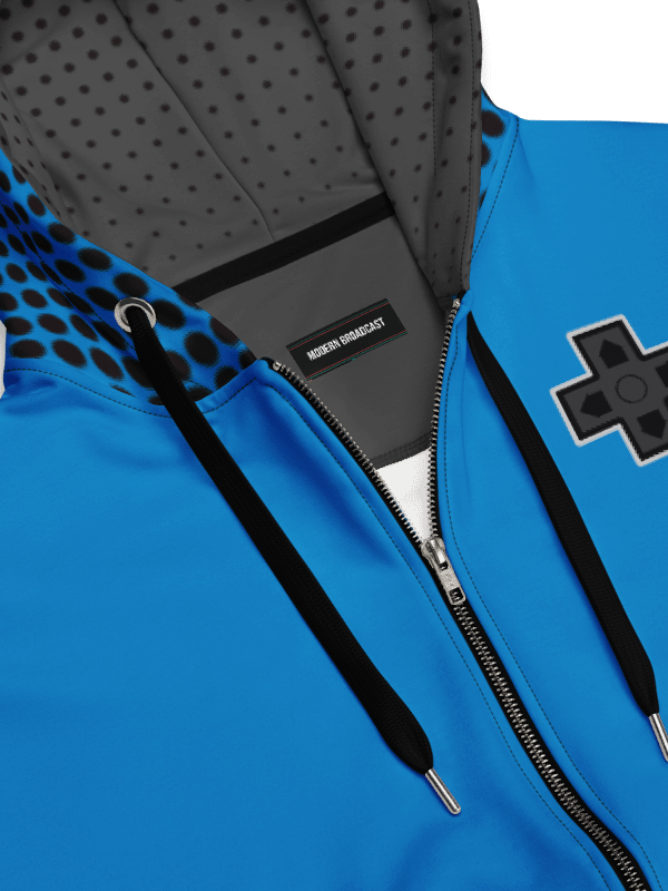 🎮 Retro GamePad Hoodie – Classic Blue Pixel Edition product image (5)