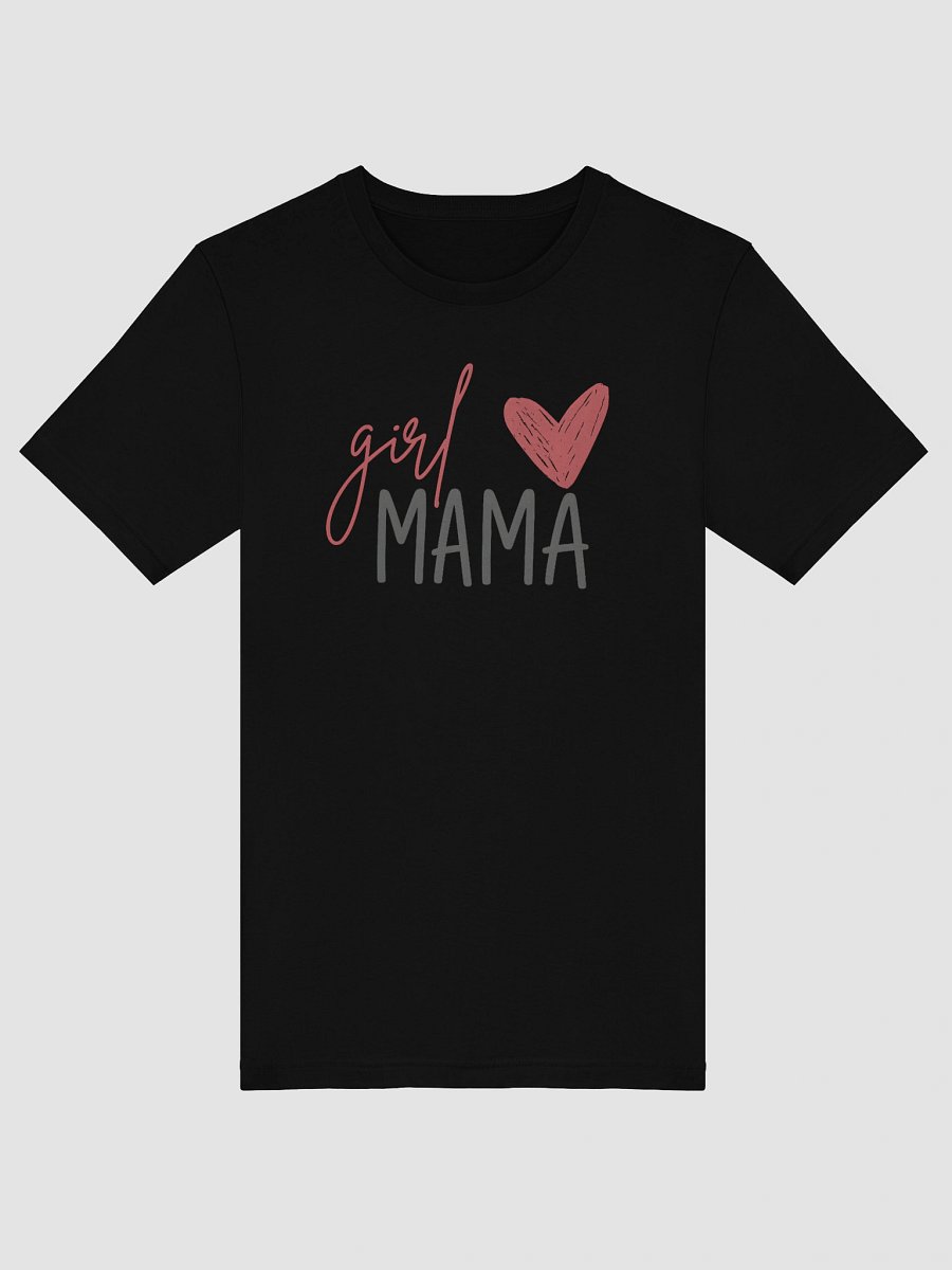 Girl Mama T-Shirt | Minimalist Script and Heart Design | Cute Mother Daughter Matching Tee product image (5)