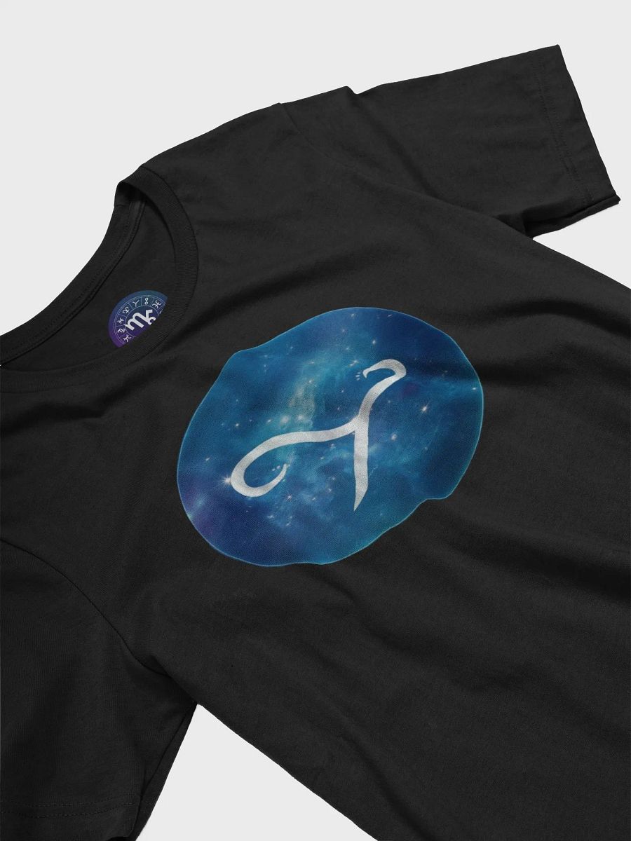 Unisex Aquarius Zodiac Symbol Supersoft T-Shirt with Cosmic Design product image (5)
