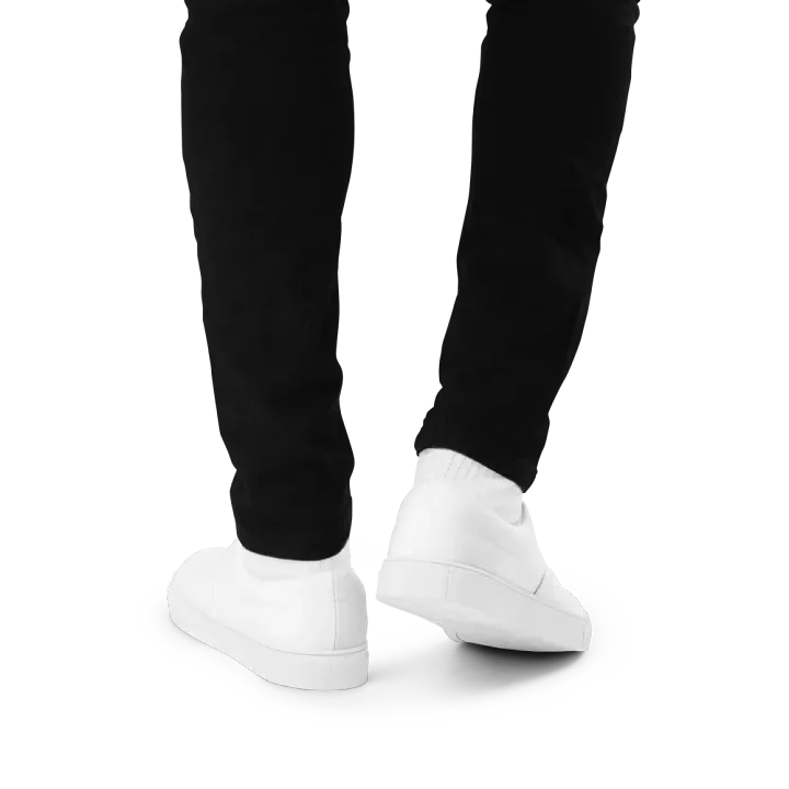 TDS Music Men's White Lace-Up Canvas Shoes product image (2)