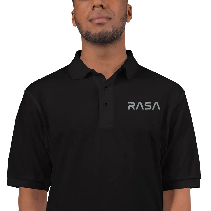 Male RASA Logo Modern Polo product image (1)