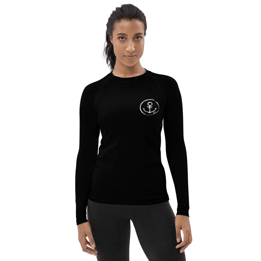 Sun-Safe Style: Women's All-Over Print Rash Guard product image (4)