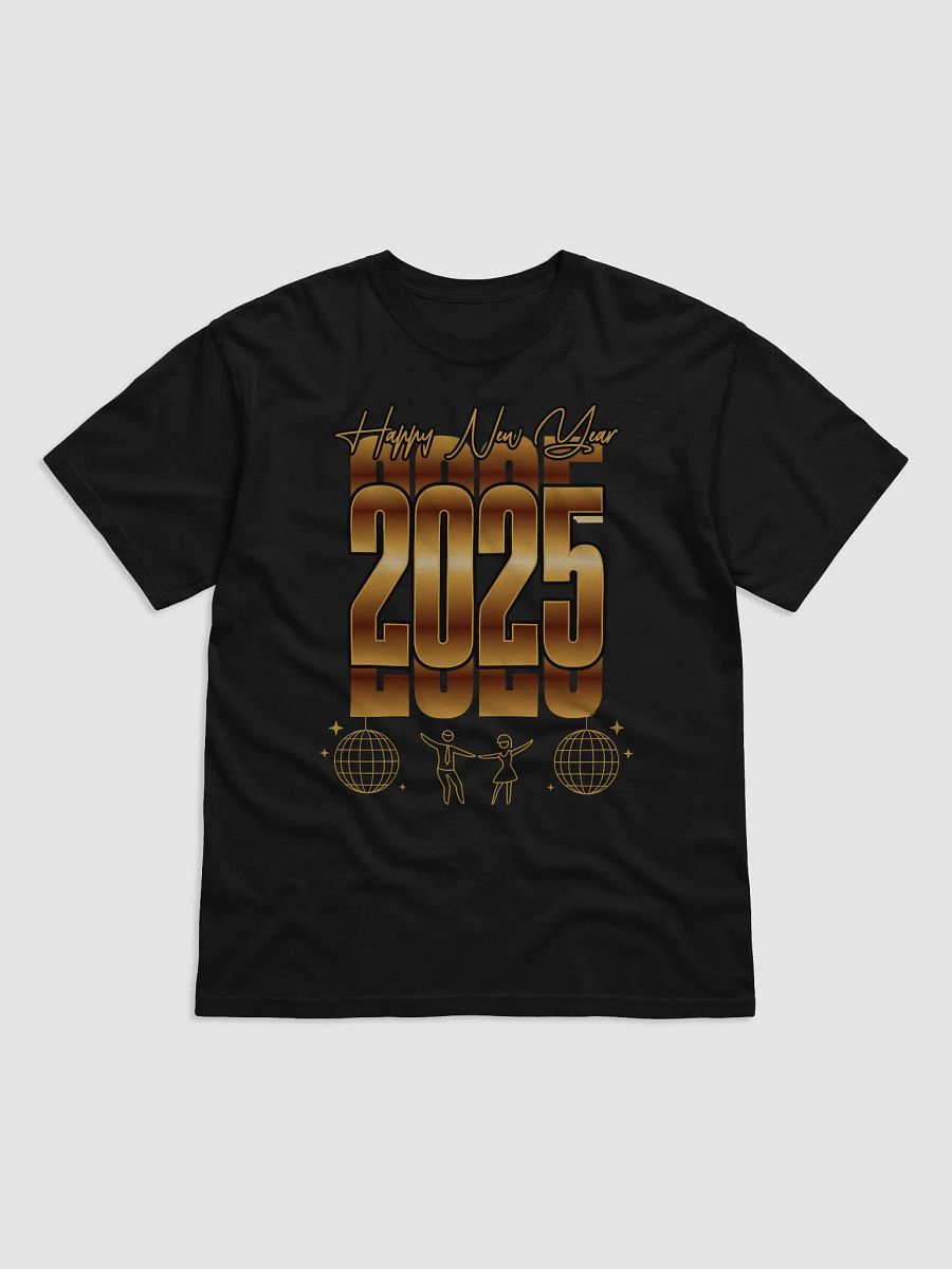 2025 New Year Heavy weight shirt (Gold Print) product image (3)