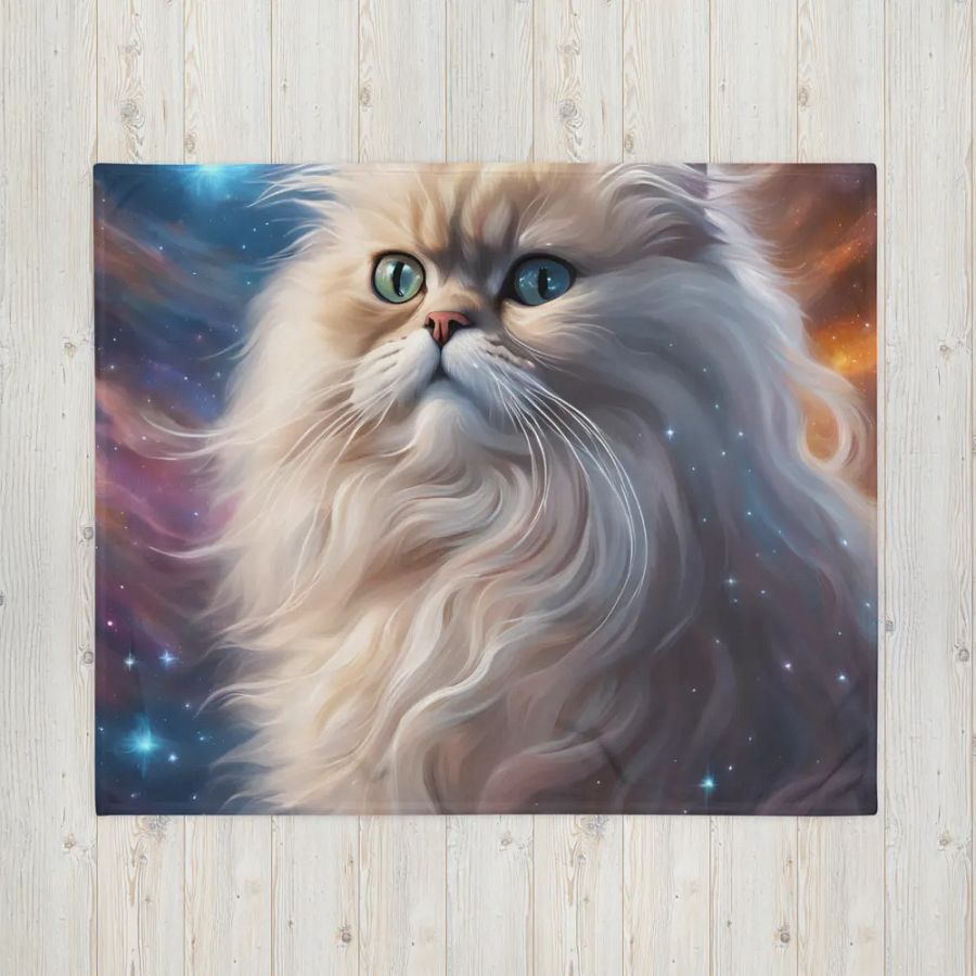 Galactic Dreamer Throw Blanket Perser CAT product image (16)