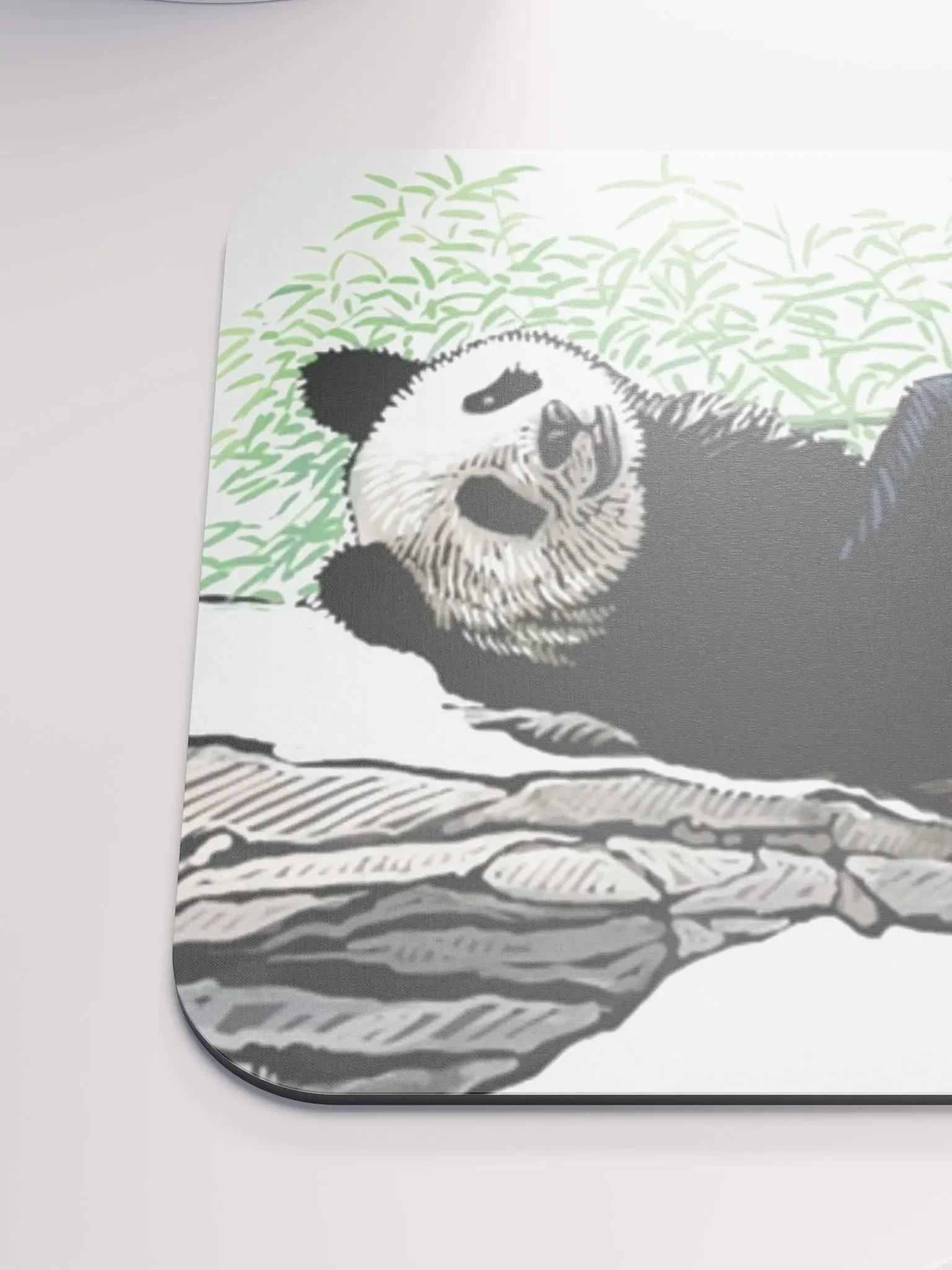 Happy Panda Mouse Mat product image (6)