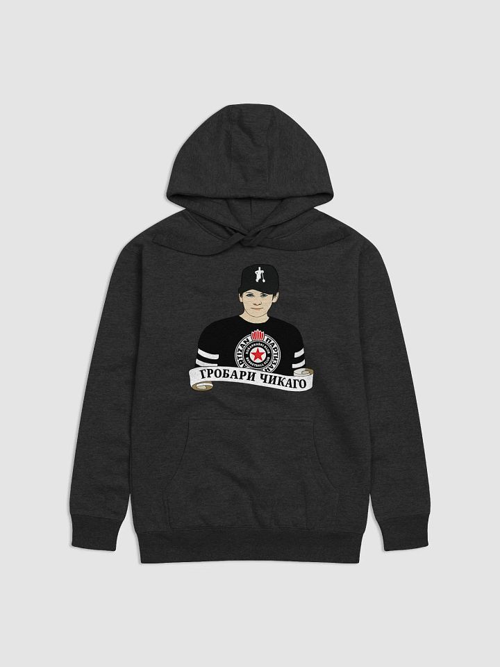 Grobari Čikago KK Partizan Cotton Heritage Unisex Premium Hoodie product image (1)