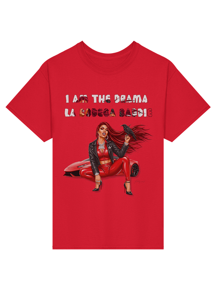 Bodega Baddie Cardi-Inspired Streetwear T-Shirt – Bronx Vibes, Red Lambo, Bold Viral Fashion | Created by Fitzroy Beckford (@fitzroyworld) product image (25)