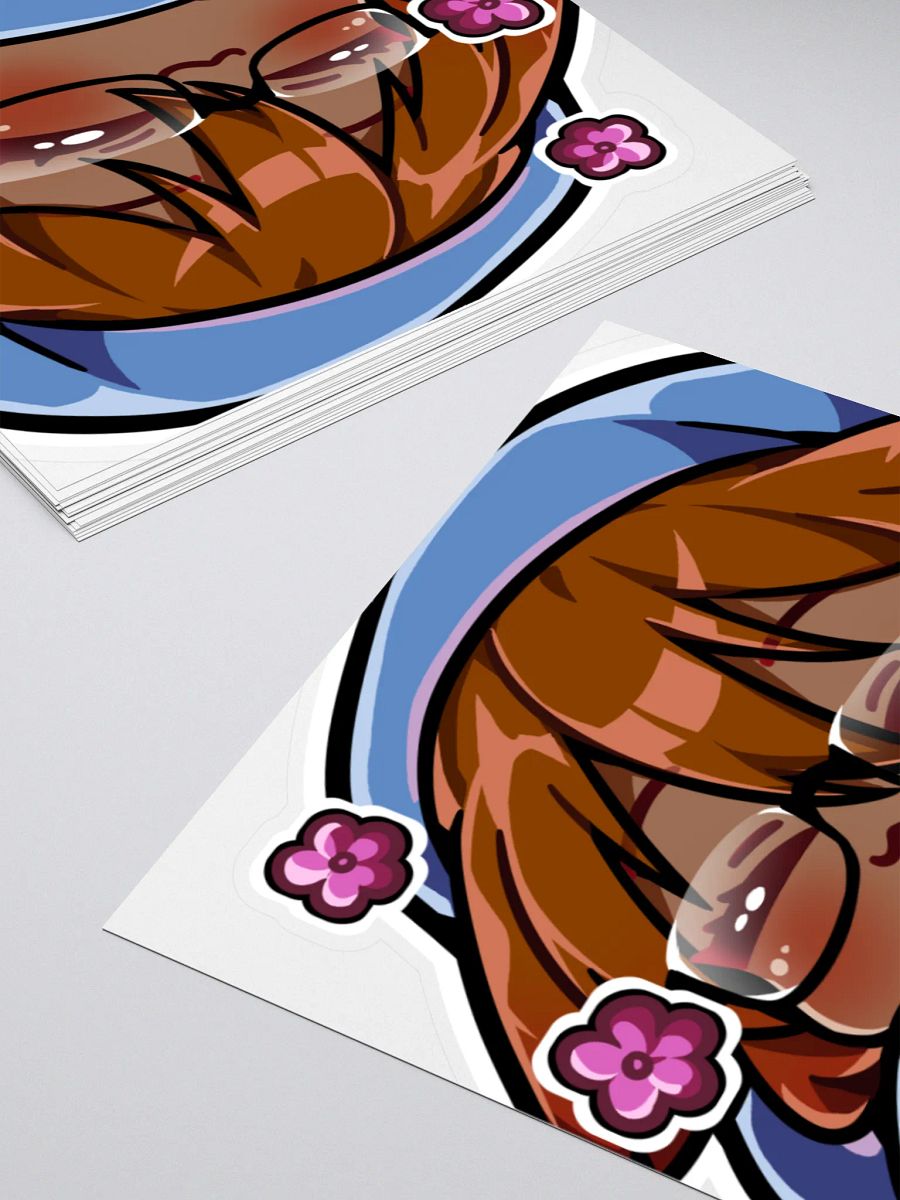JPAG_Grey Gracidea Comfy emote sticker product image (4)
