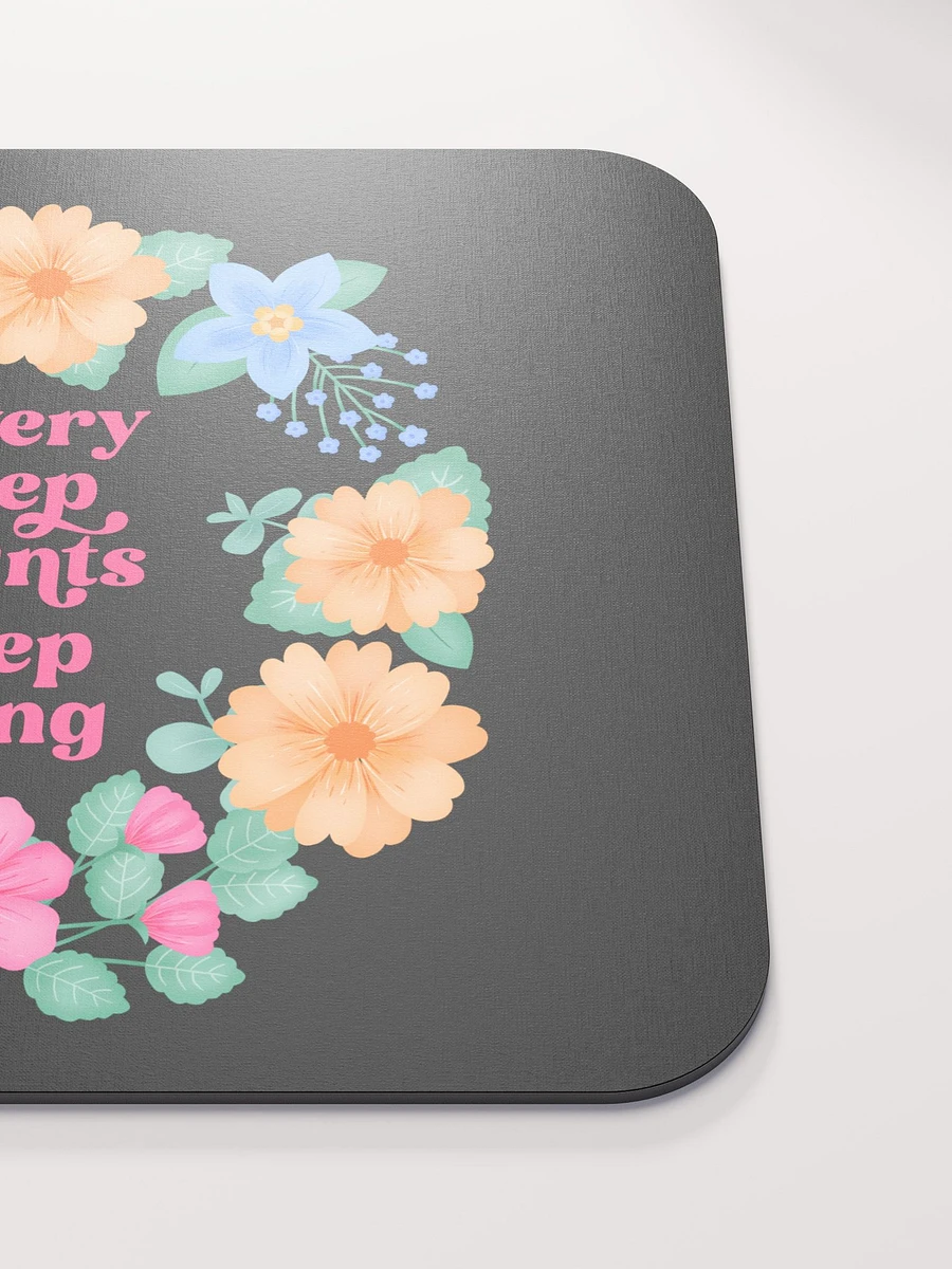 Every step counts keep going - Mouse Pad Black product image (5)