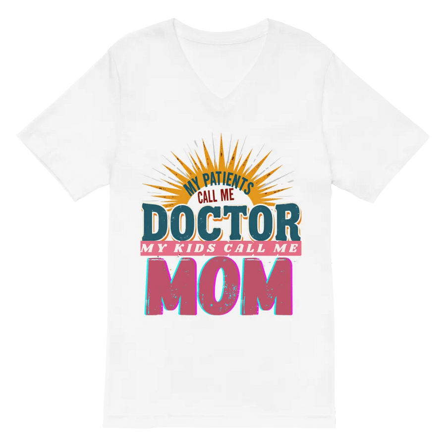 Supermom Doctor V-Neck Tee product image (6)