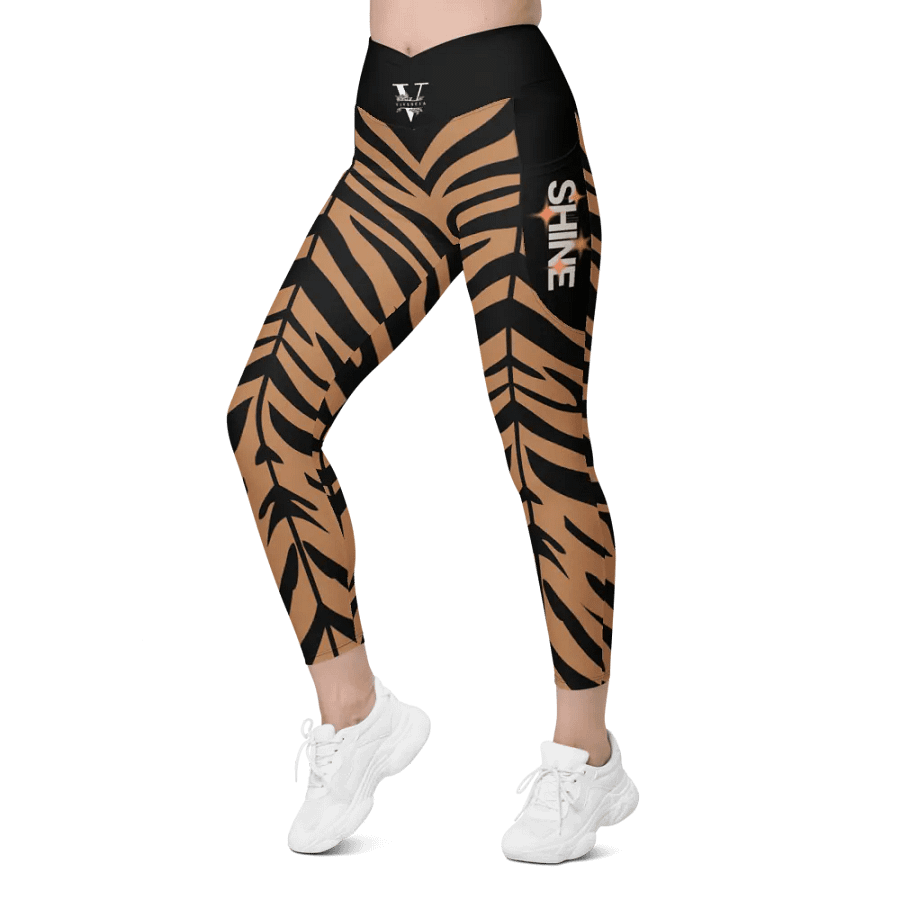 Vivencia Active Safari Stride Crossover Leggings product image (7)