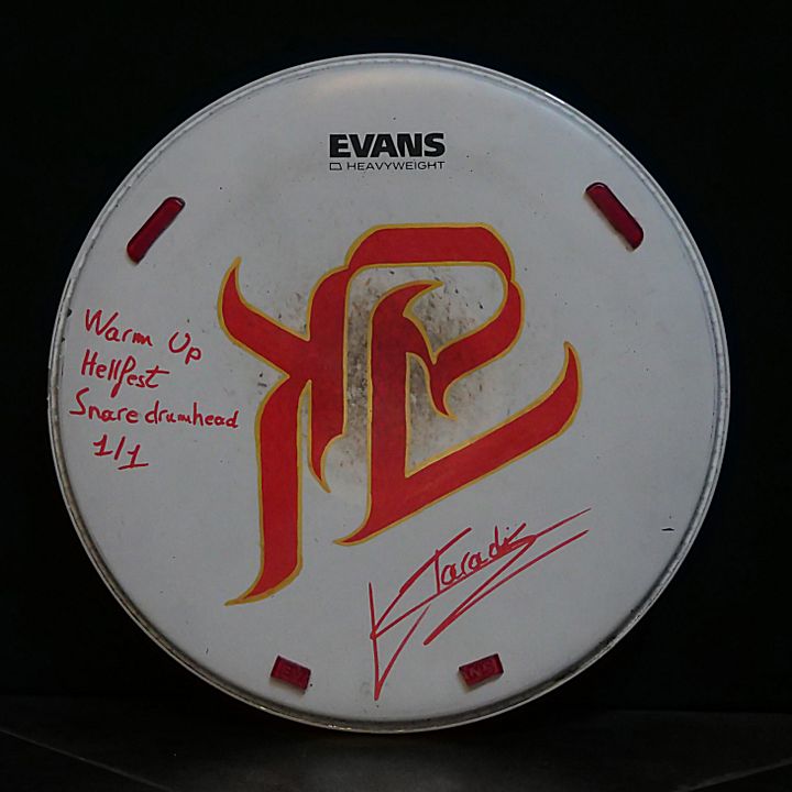 Warm Up Hellfest - KPV - Collector Drumhead ! 14