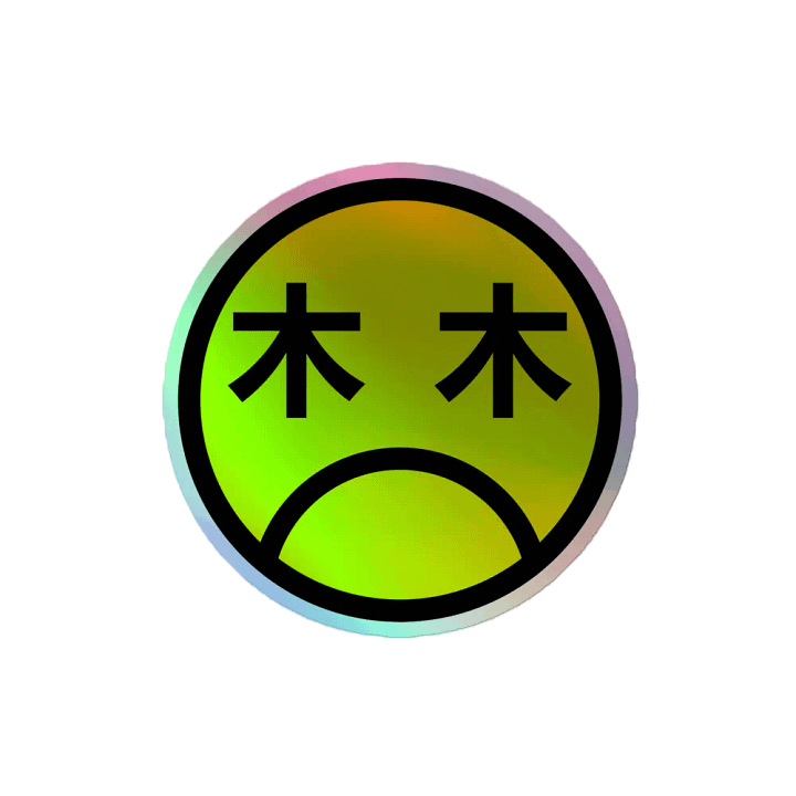 Kanji Frown Holo-slap product image (2)