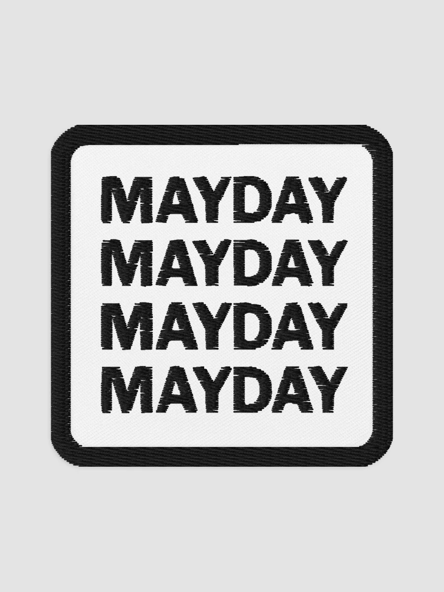 White Mayday Patch product image (1)