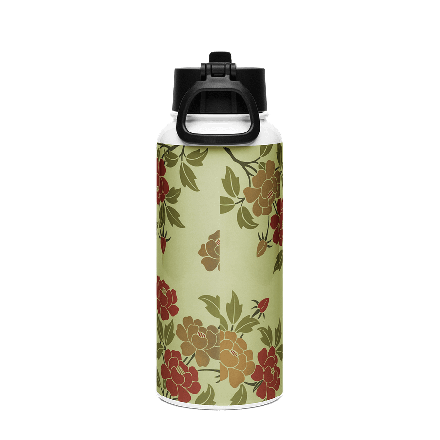 Japanese Floral. 32oz. Stainless Steel Water Bottle product image (2)