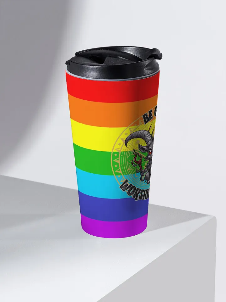 Be Gay Worship Satan Coffee Tumbler product image (2)