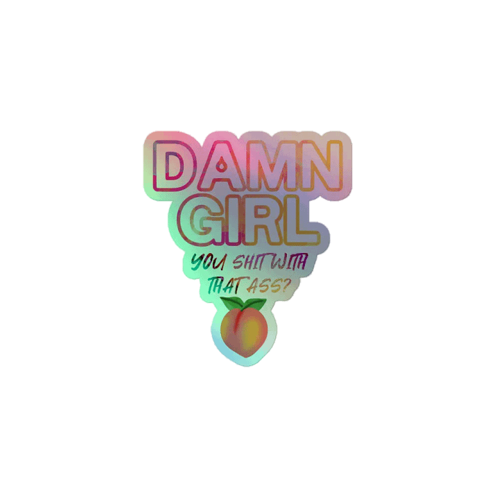 DAMN Girl Holo Sticker product image (1)