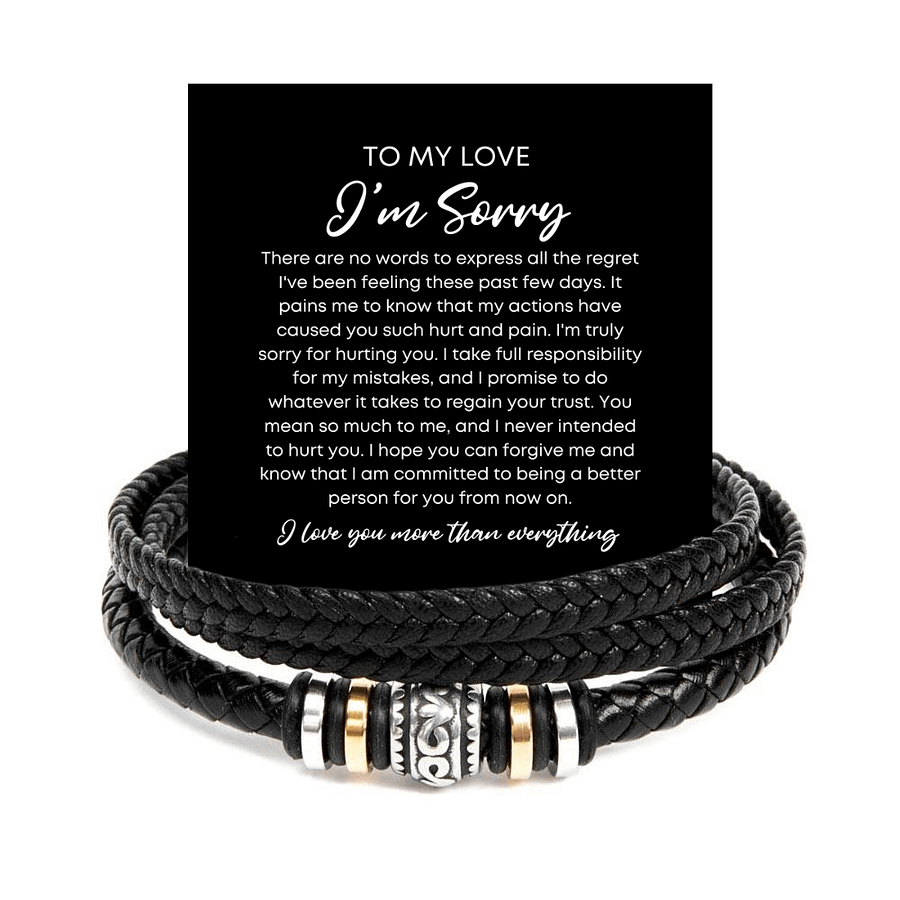 To My Love I'm Sorry - Forever Bracelet - I Love You More Than Everything product image (1)
