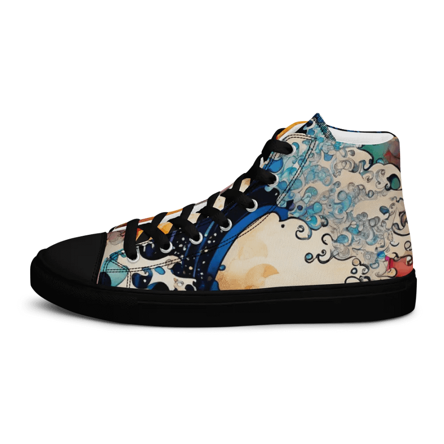 Japanese Whimsical Wave High Tops product image (9)