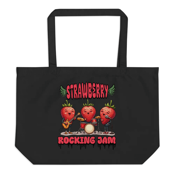 Strawberry Rocking Jam Session Organic Tote product image (1)