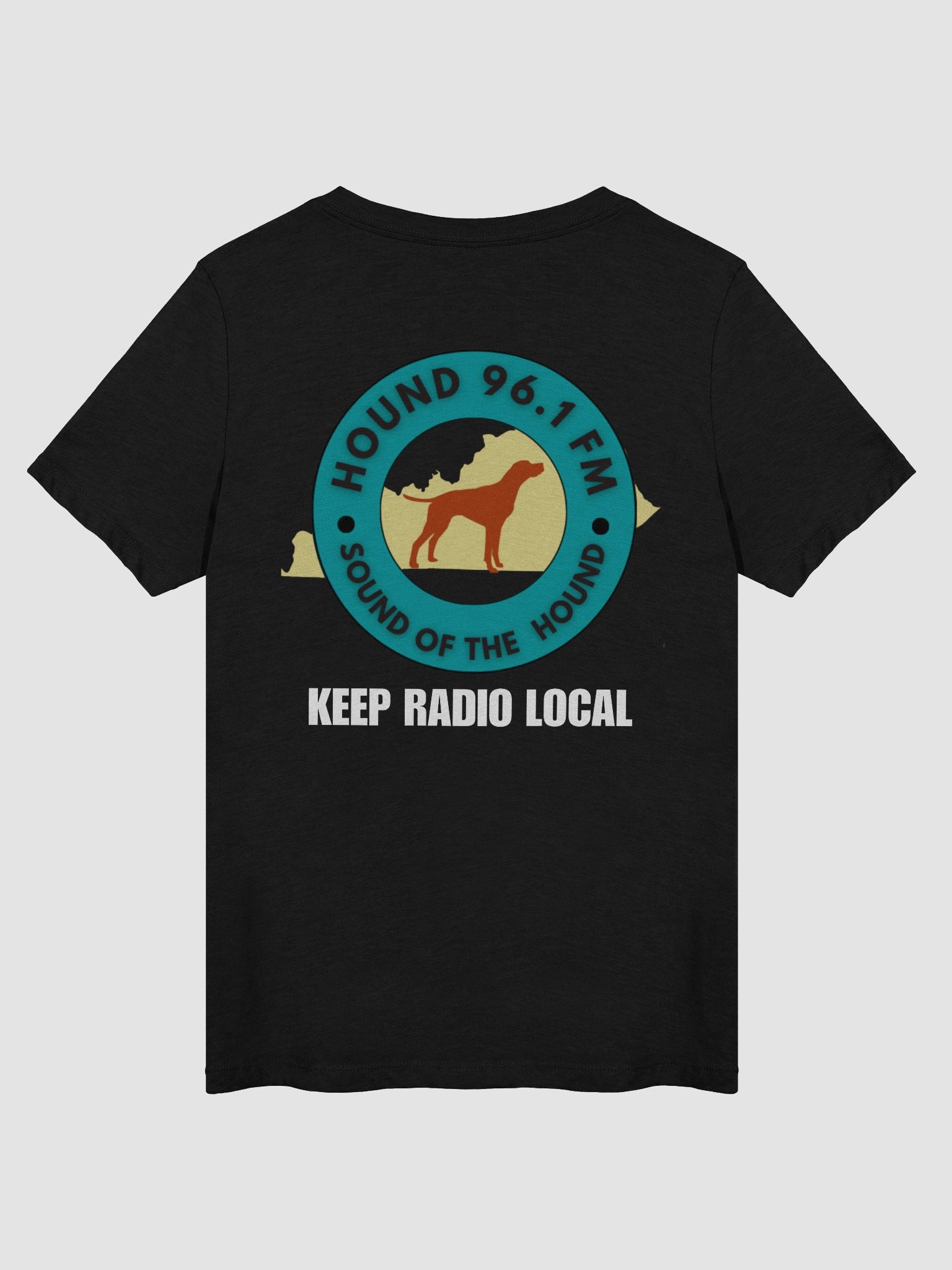 Keep Radio Local Women's V-Neck T-shirt product image (2)