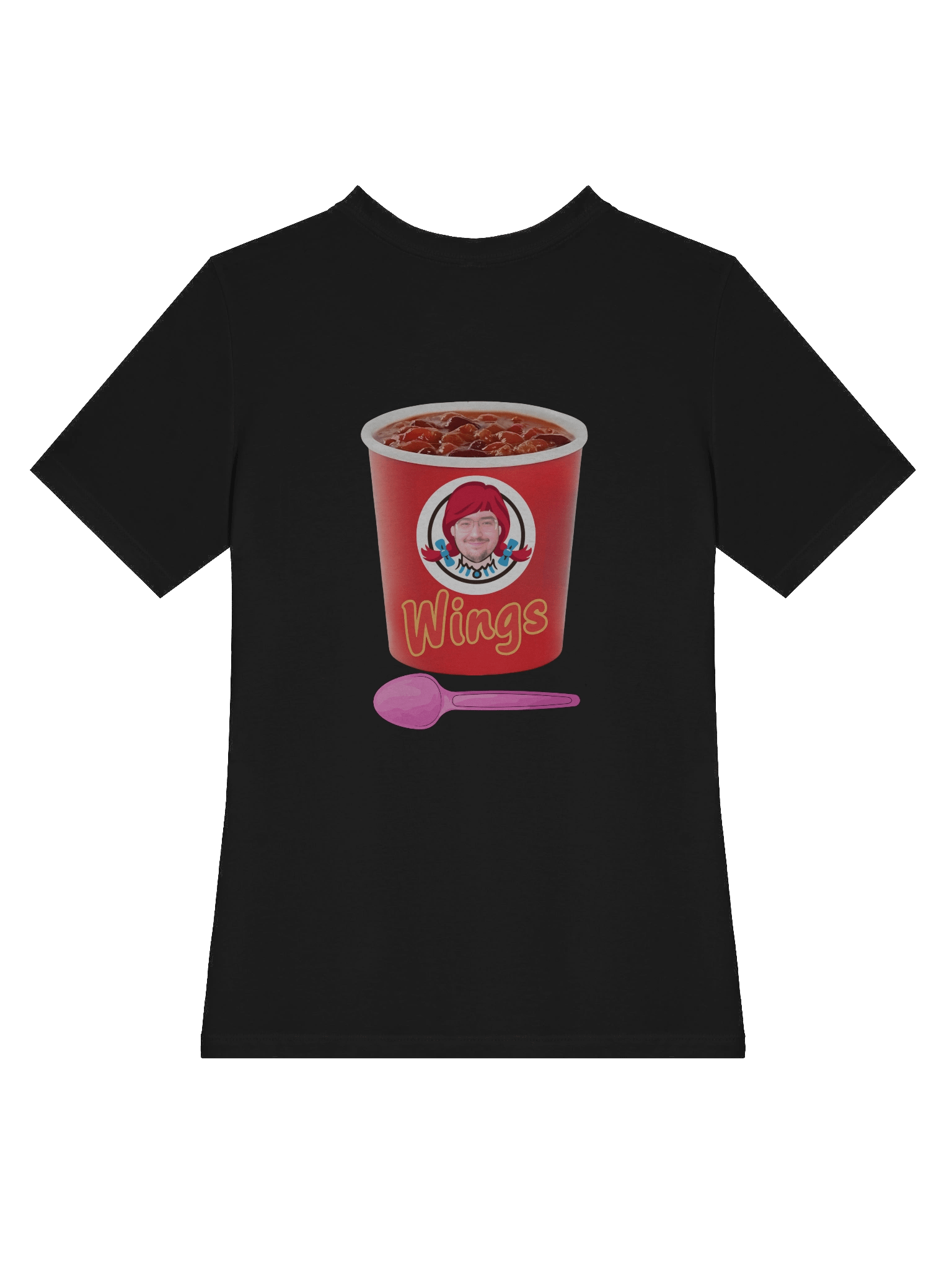 [WOR Shop] Wings Chili - Women's Graphic Tee [white letters] product image (4)