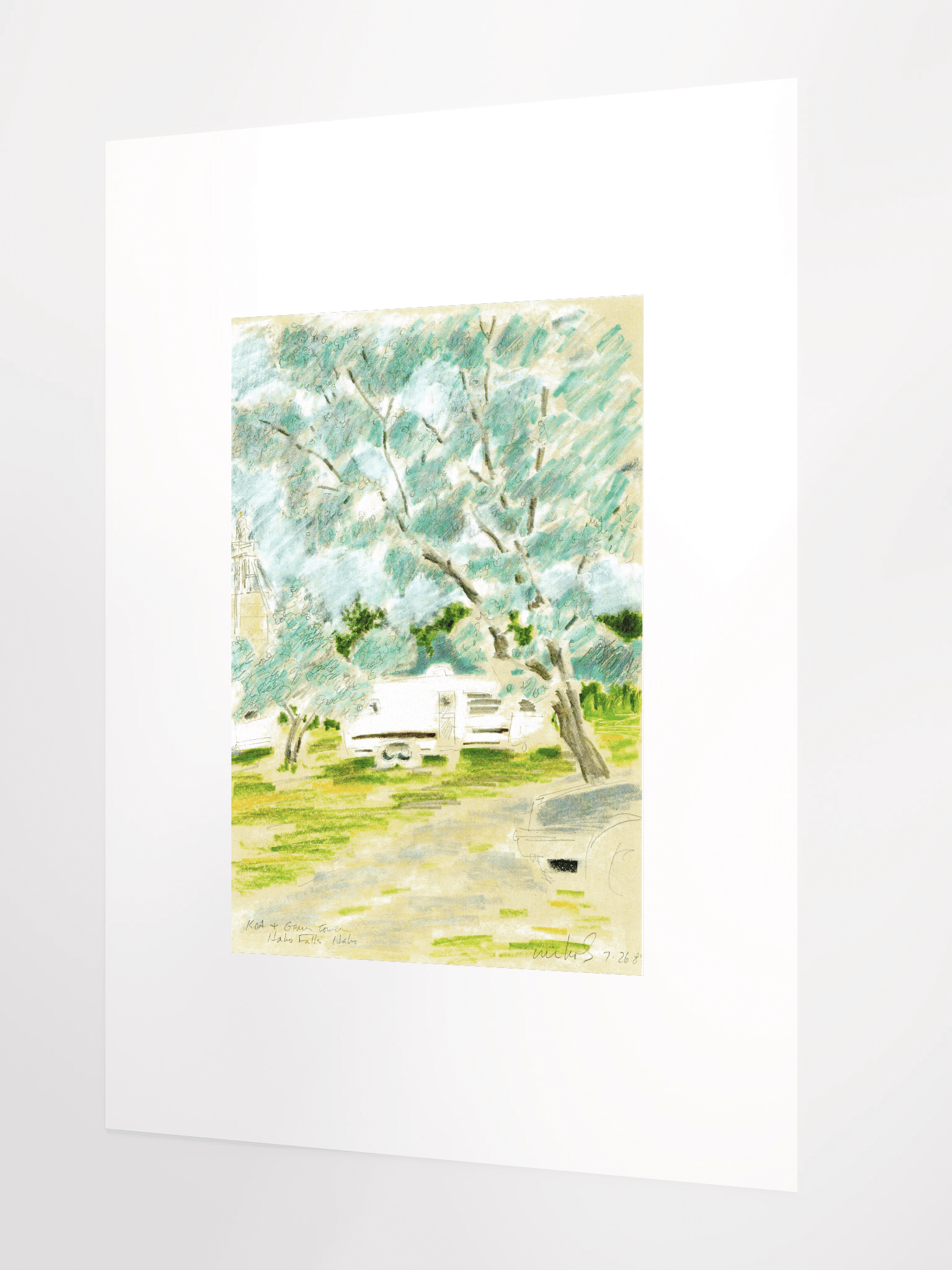 KOA Idaho Falls, ID 07.26.89 print product image (3)