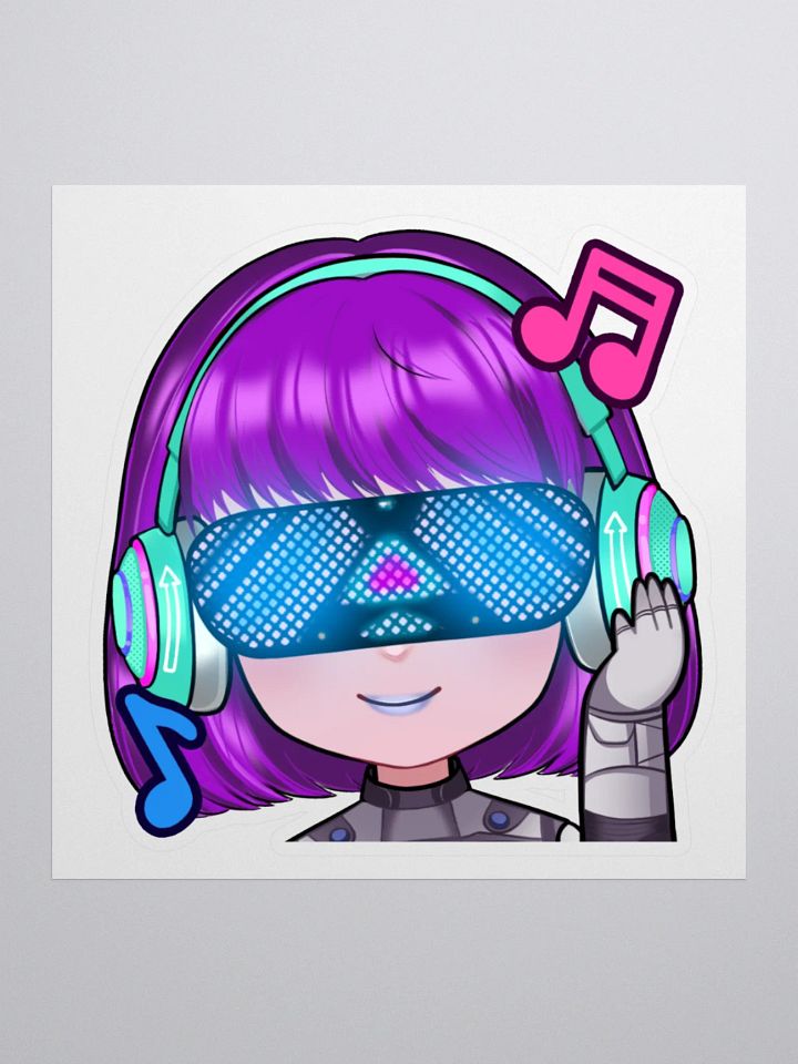Cindy Headphones Sticker product image (1)