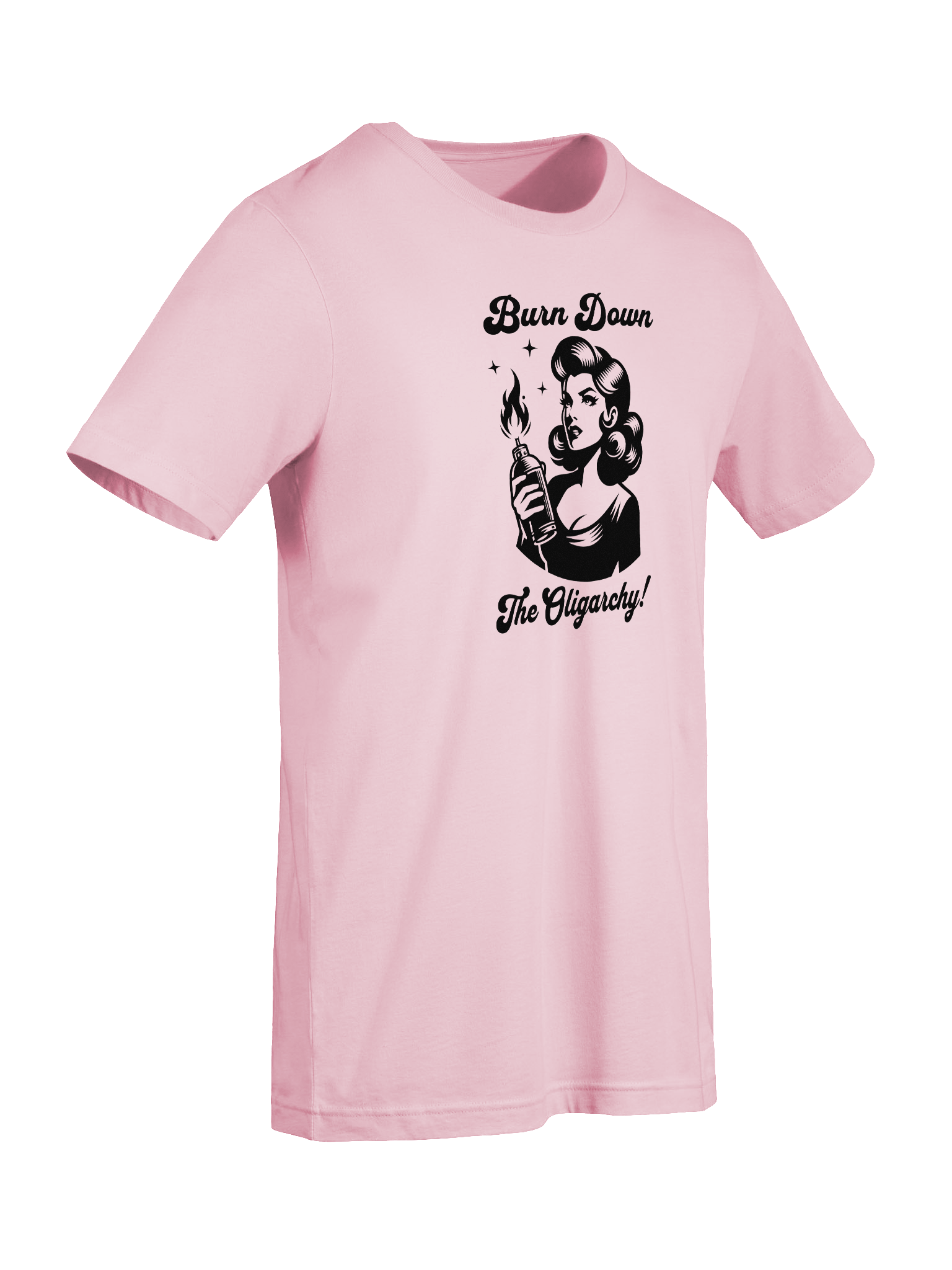 Burn Down The Oligarchy Retro Supersoft T-Shirt product image (36)