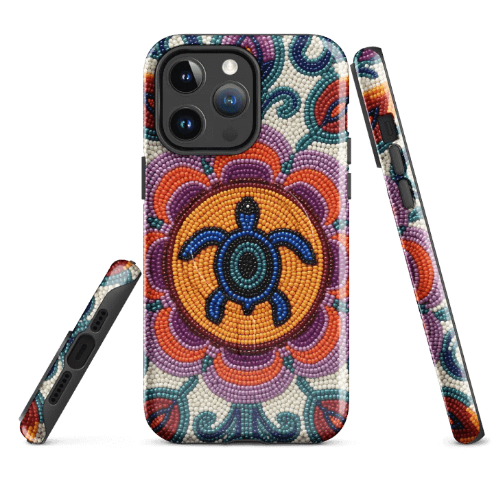 Turtle Blossom Beaded iPhone® Case product image (4)