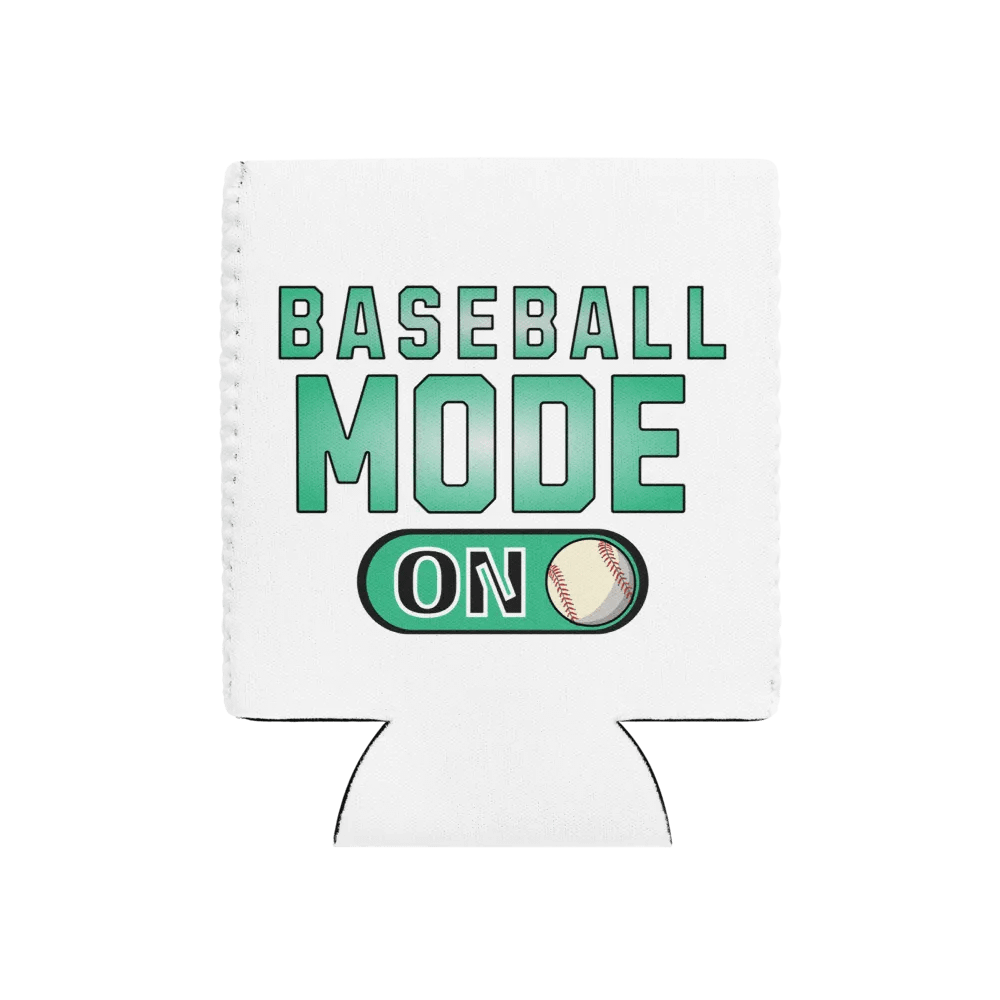 Baseball Mode On Can Cooler product image (1)