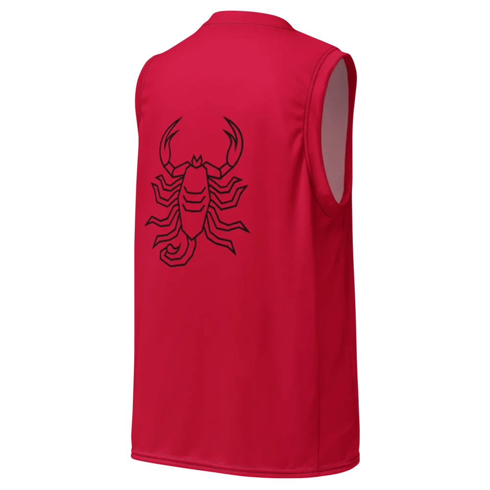 Stylish Scorpion All-Over Print Basketball Jersey product image (3)