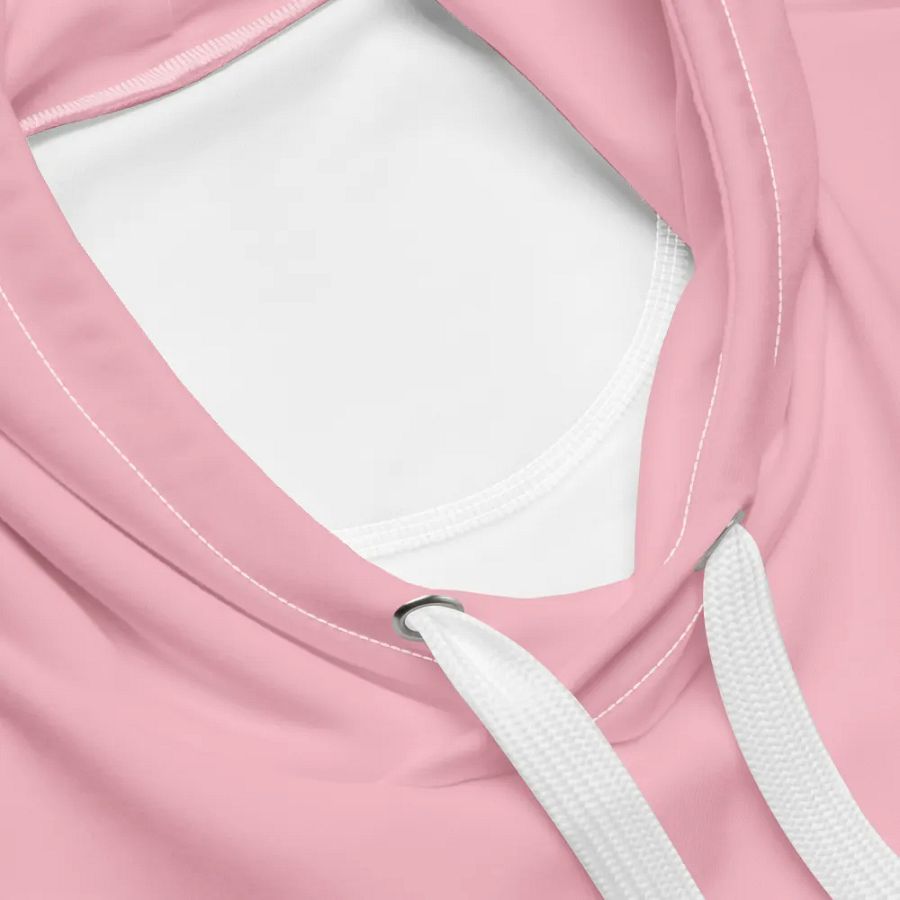 Plain Color Pink Hoodie product image (8)