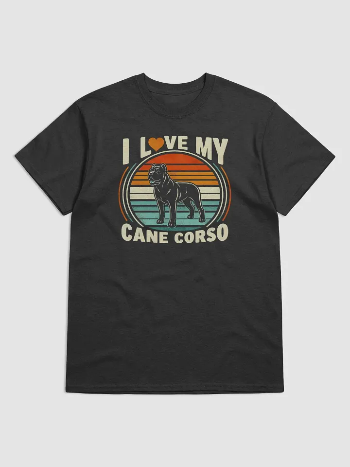 I Love My Cane Corso Vintage T-Shirt product image (1)
