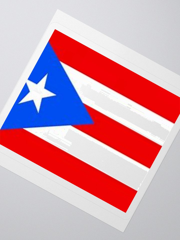 Puerto Rican Flag Sticker - Durable Vinyl for Indoor Use - Multiple Sizes Available product image (5)