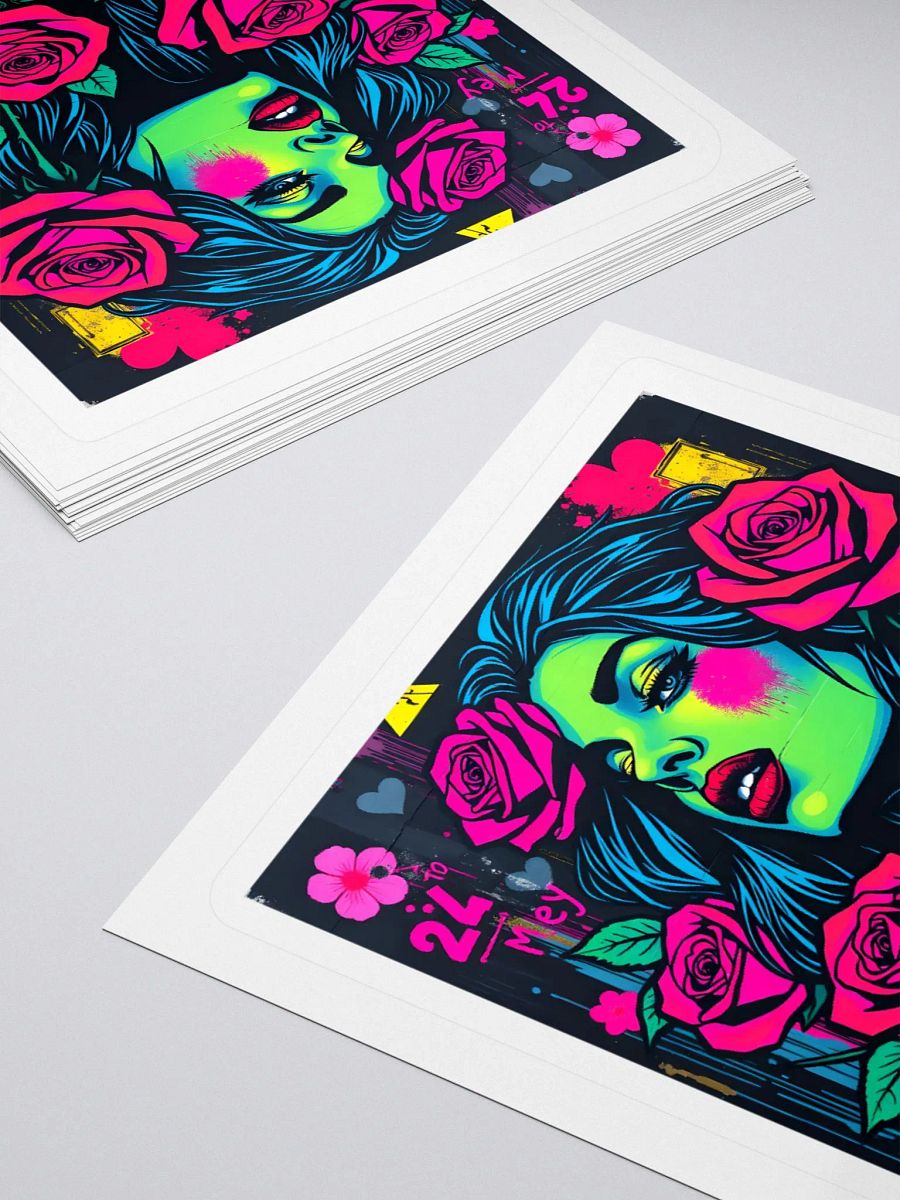 Graffiti Rose Kiss Cut Stickers product image (11)