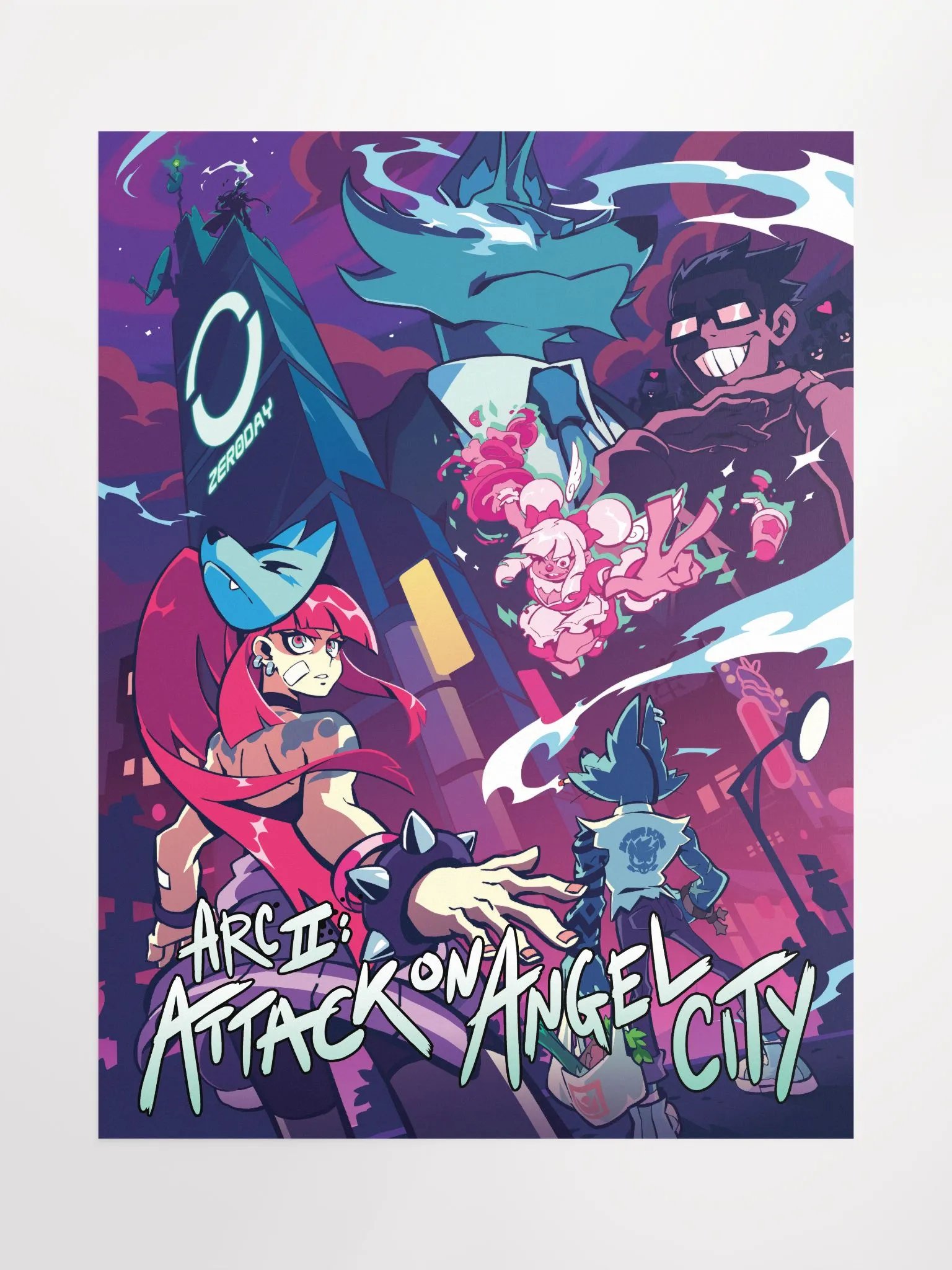 EYEPATCH WOLVES POSTER: ATTACK ON ANGEL CITY product image (2)